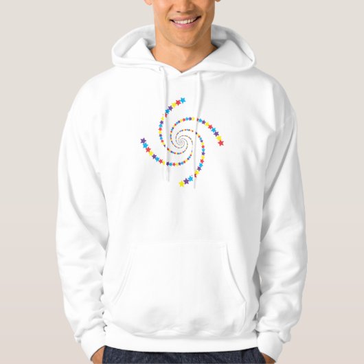 Geist der Sterne mit Freude Hoodie (Vorderseite)