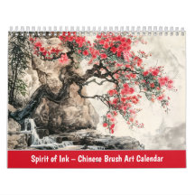 Geist der Tinte – Chinesischer Pinselkunst-Kalende