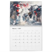 Geist der Tinte – Chinesischer Pinselkunst-Kalende Kalender (Feb 2027)