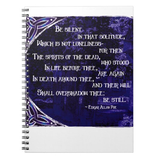 Geist der Toten im Veilchen Notizblock (Vorderseite)