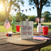 Geist der Unabhängigkeit Amerikanische Unabhängigk Flachmann