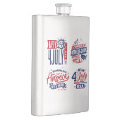 Geist der Unabhängigkeit Amerikanische Unabhängigk Flachmann (Rechts)