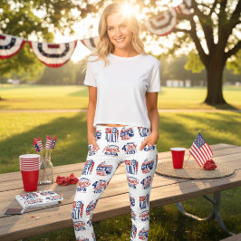 Geist der Unabhängigkeit Amerikanische Unabhängigk Leggings