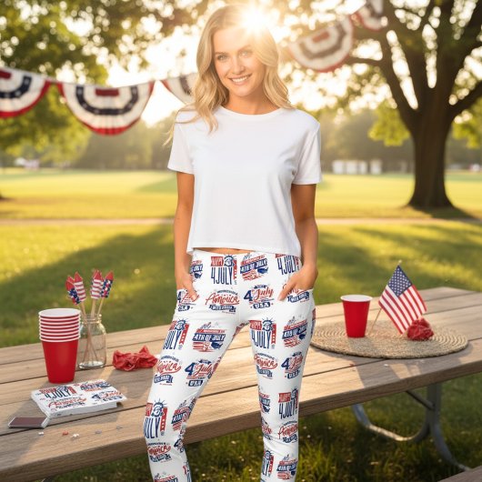 Geist der Unabhängigkeit Amerikanische Unabhängigk Leggings