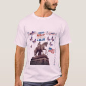 Geist der Unabhängigkeit blassrosa T-Shirt (Vorderseite)