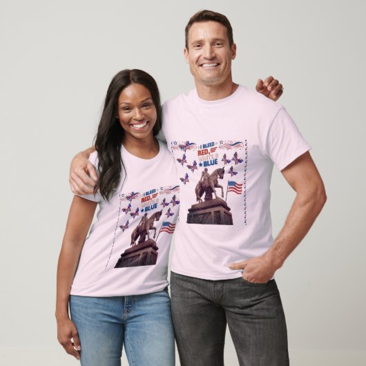 Geist der Unabhängigkeit blassrosa T-Shirt (Unisex)