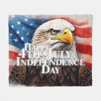 Geist der Unabhängigkeit Fleecedecke