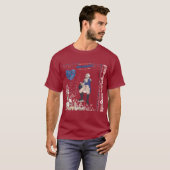 Geist der Unabhängigkeit Glow maroon T-Shirt (Vorne ganz)