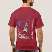Geist der Unabhängigkeit Glow maroon T-Shirt (Rückseite)