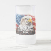 Geist der Unabhängigkeit Mattglas Bierglas (Mittel)