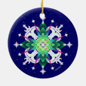 Geist der Weihnachten Keramikornament (Hinten)