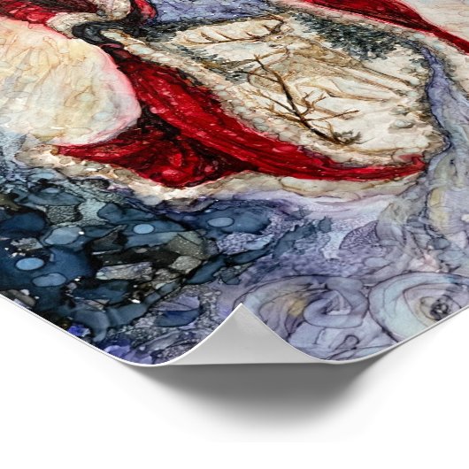 Geist der Weihnachtsdrucke Poster (Ecke)