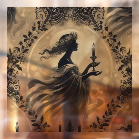 Geist der Weihnachtsferien Fensteraufkleber (Blatt 2)