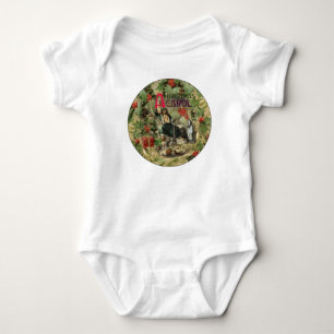 Geist-der-Weihnachtsgeschenk-Illustration Scrooge Baby Strampler