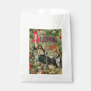 Geist-der-Weihnachtsgeschenk-Illustration Scrooge Geschenktütchen