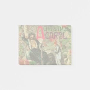Geist-der-Weihnachtsgeschenk-Illustration Scrooge Post-it Klebezettel