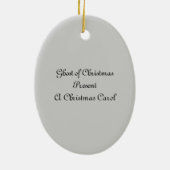 Geist der Weihnachtsgeschenk mit Scrooge Keramik Ornament (Hinten)