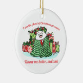 Geist der Weihnachtsgeschenke Keramik Ornament (Rechts)