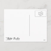 Geist der Weihnachtsgeschenke Scrooge Feiertagspostkarte (Rückseite)