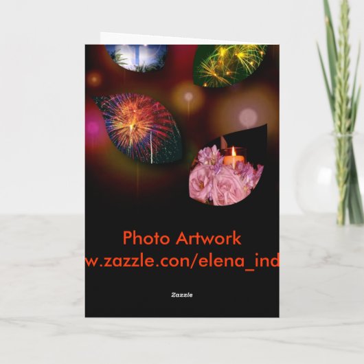 Geist der Weihnachtskarte Feiertagskarte (Rückseite)