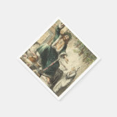 Geist der Weihnachtszeit Gegenwart Serviette (Ecke)