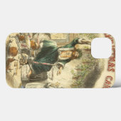Geist der Weihnachtszeit und Ebenezer Scrooge Case-Mate iPhone Hülle (Rückseite (Horizontal))