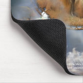 Geist der weißen Büffel-Kunst Mousepad (Ecke)