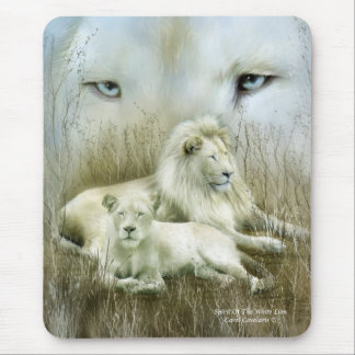 Geist der weißen Löwen Mousepad