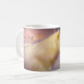 Geist der weißer Wolf-Tasse Kaffeetasse (Vorderseite Links)