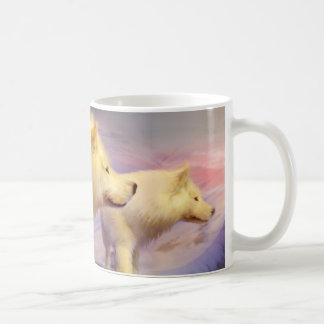 Geist der weißer Wolf-Tasse Kaffeetasse