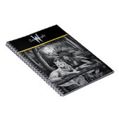 Geist der Wildnis: Indische Frau und Wolf Notizblock (Rechte Seite)