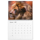 Geist der Wildnis - Löwen Art Kalender (Feb 2027)