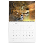 Geist der Wildnis - Löwen Art Kalender (Jan 2027)