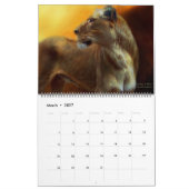 Geist der Wildnis - Löwen Art Kalender (Mär 2027)
