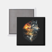 Geist der Wildnis Magnet (Vorderseite/Rückseite)