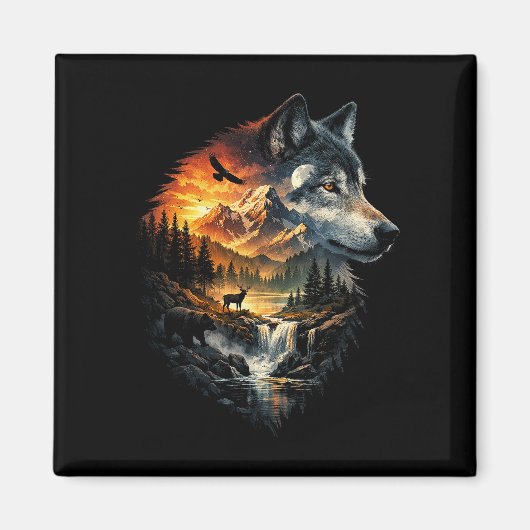 Geist der Wildnis Magnet (Vorne)