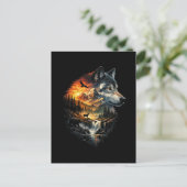 Geist der Wildnis Postkarte (Stehend Vorderseite)