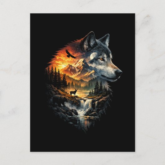 Geist der Wildnis Postkarte (Vorderseite)