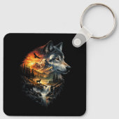 Geist der Wildnis Schlüsselanhänger (Rückseite)