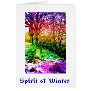 Geist der Wintergrusskarte
