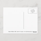 Geist der Winterpostkarte Postkarte (Rückseite)