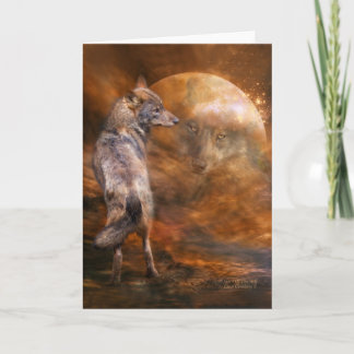 Geist der Wolf ArtCard Karte