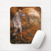 Geist der Wolf-Kunst Mousepad (Mit Mouse)