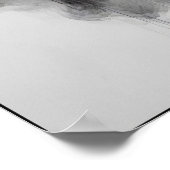 Geist des Abstrakten Smoky-Stallions Poster (Ecke)