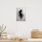 Geist des Abstrakten Smoky-Stallions Poster (Küche)
