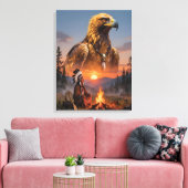Geist des Adlers Leinwanddruck (Insitu (Wohnzimmer))