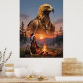 Geist des Adlers Poster (Küche)