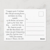 Geist des amerikanischen Westens - Postkarte (Rückseite)