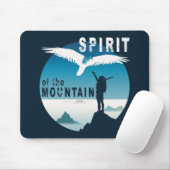 Geist des Berges - WanderGirl Mousepad (Mit Mouse)