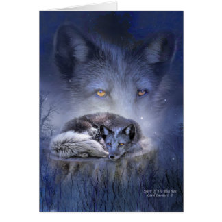 Geist des blauen Fox ArtCard